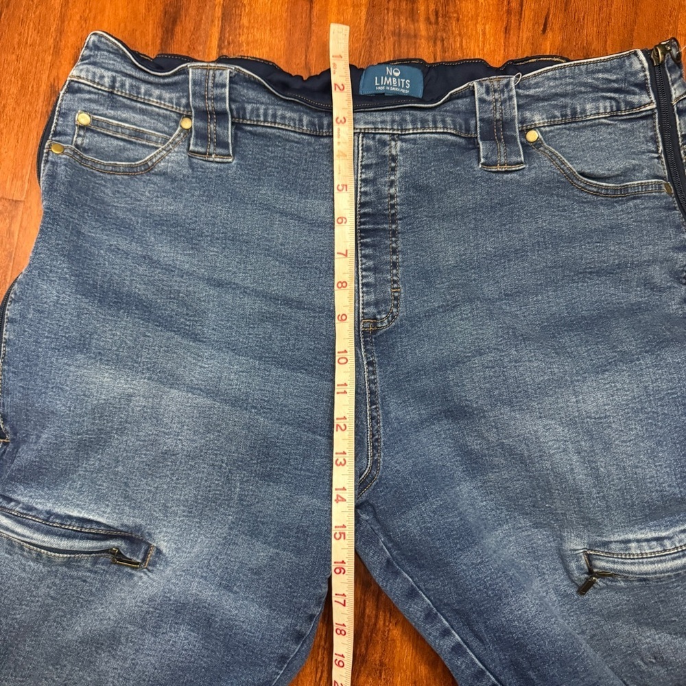 No Limbits Adaptive Men's Denim Wheelchair Pant 40x32 - Picture 6 of 7